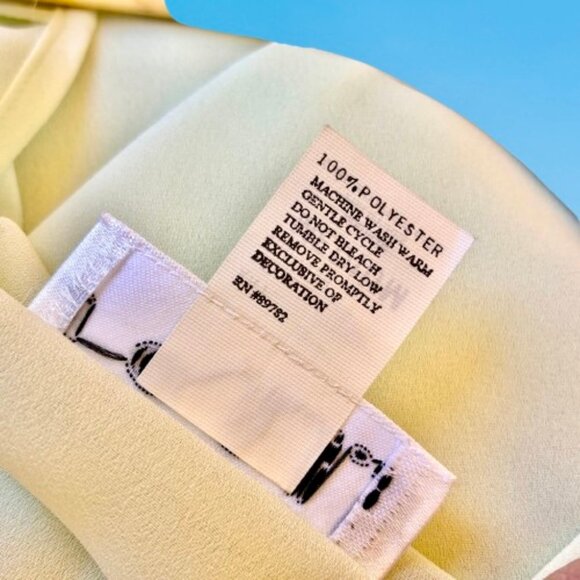 JOSIE Natori Vintage Sheer GREEN Short Robe Self Tie Embroidery NEW - Picture 10 of 15